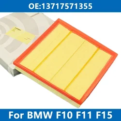 Car Air Filter Cleaner Element 13717571355 For BMW E70 E71 F02 F10 F11 F13 530i 535 740 X3 X4 X5 X6 35i Engine High Flow Intake