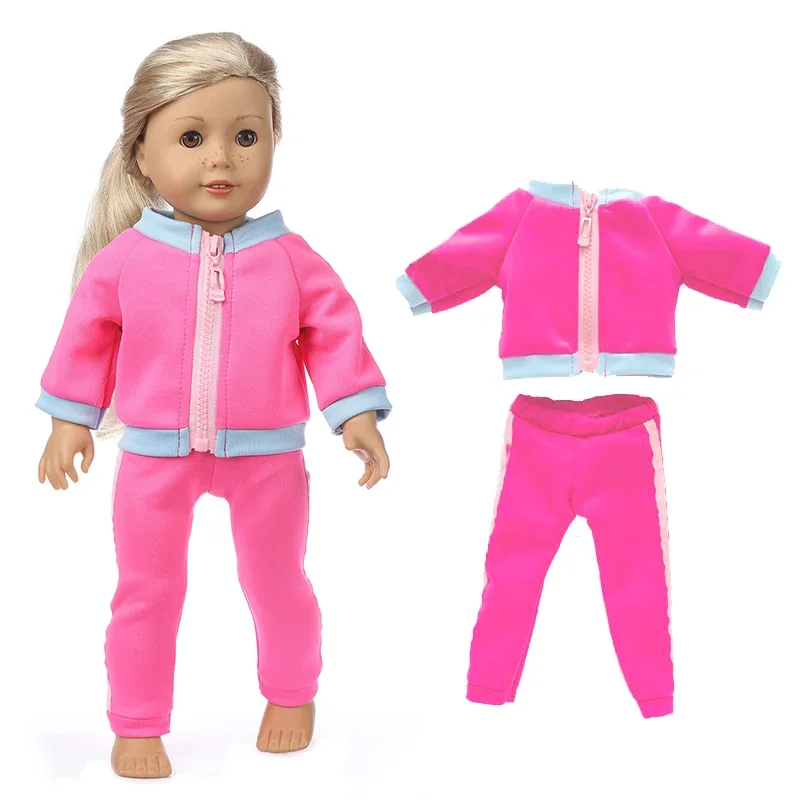 Clothes for Baby Doll Coat 18 Inch American Og Girl Doll Clothes Jacket Legging Toys Outfit