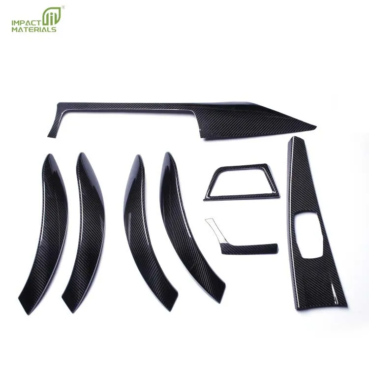 Dry Real Carbon Fiber Car Interior Accessories Cover Kits Bmws F30 Carbon Fiber Steering Wheel Accessories Bmws F30 Carbon Fiber