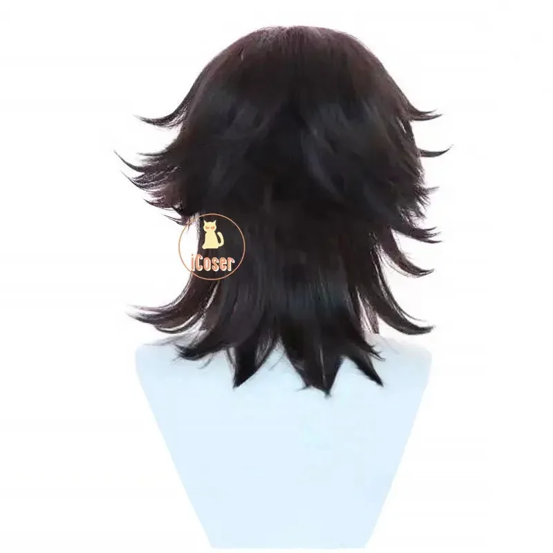 Tetcho Suehiro Cosplay Pruik Anime Bungo Zwerfhonden Seizoen 4 Bruin Kort Haar Jachthonden Mannen Accessoire Gratis Pruik Cap Rollenspel