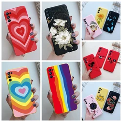 For OPPO Find X3 Lite Case Fashion Rainbow Love Heart Pattern Silicone Matte Slim Phone Cover For OPPO Find X3 Lite Fundas Coque