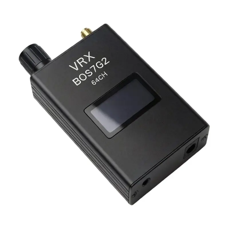Efficient 7.2G FPV VRX FPV Video Receiver VRX7G2 64CH For FPV RC Drone