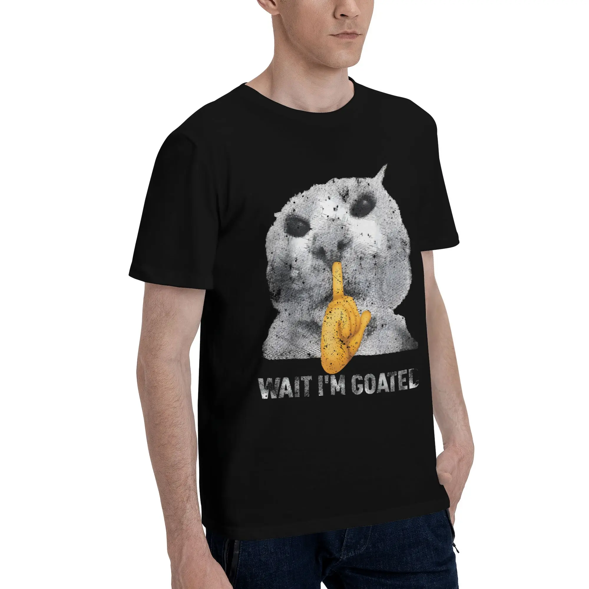 All Seasons Wait I'M Goated Funny Meme T Shirt For Unisex  100% Cotton Tee Shirt Short Sleeve Clothes