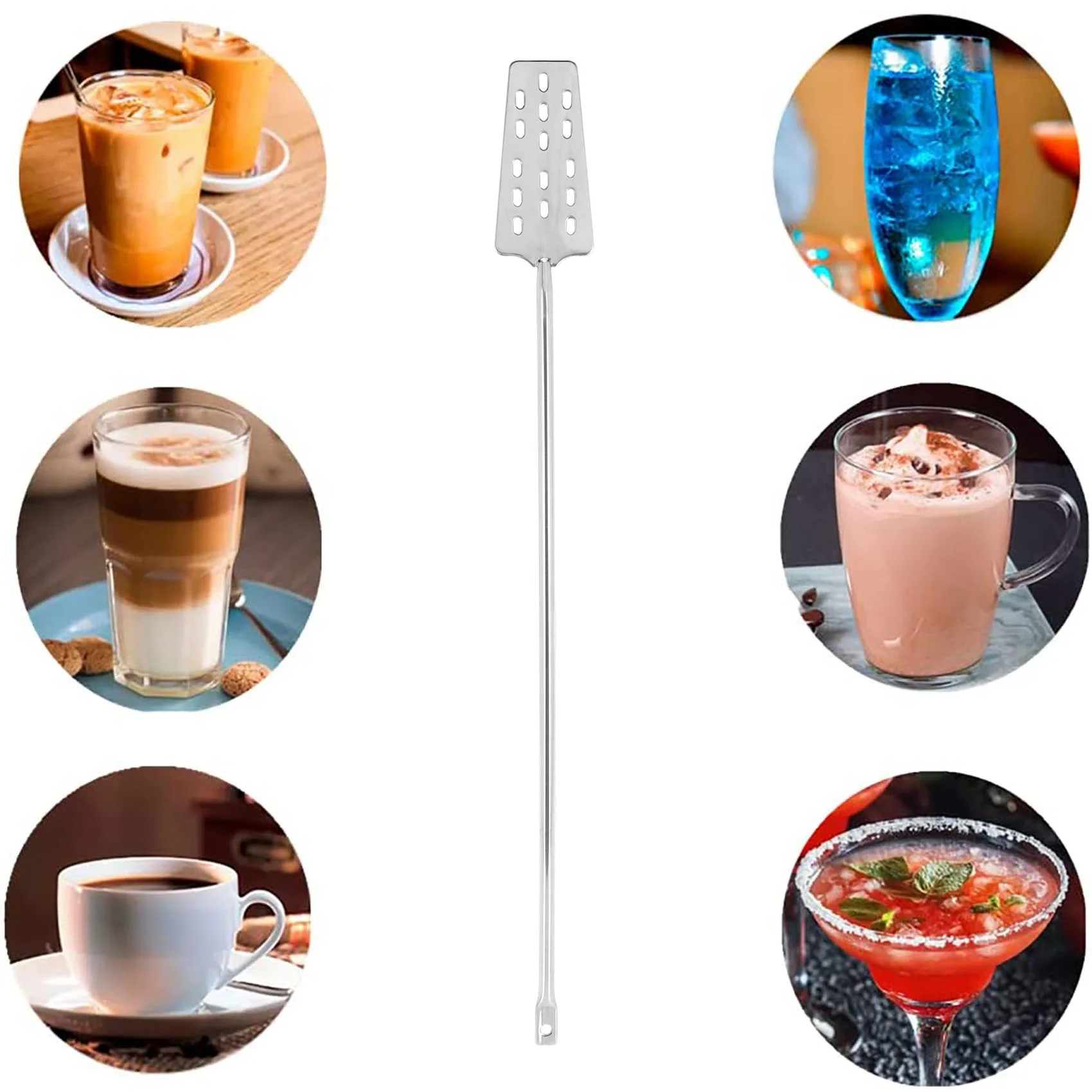 ABLG Stainless Steel Mash Tun Mixing Stirrer Paddle Durable For Home Brew Making Optimal Mixing With Hanging Hook