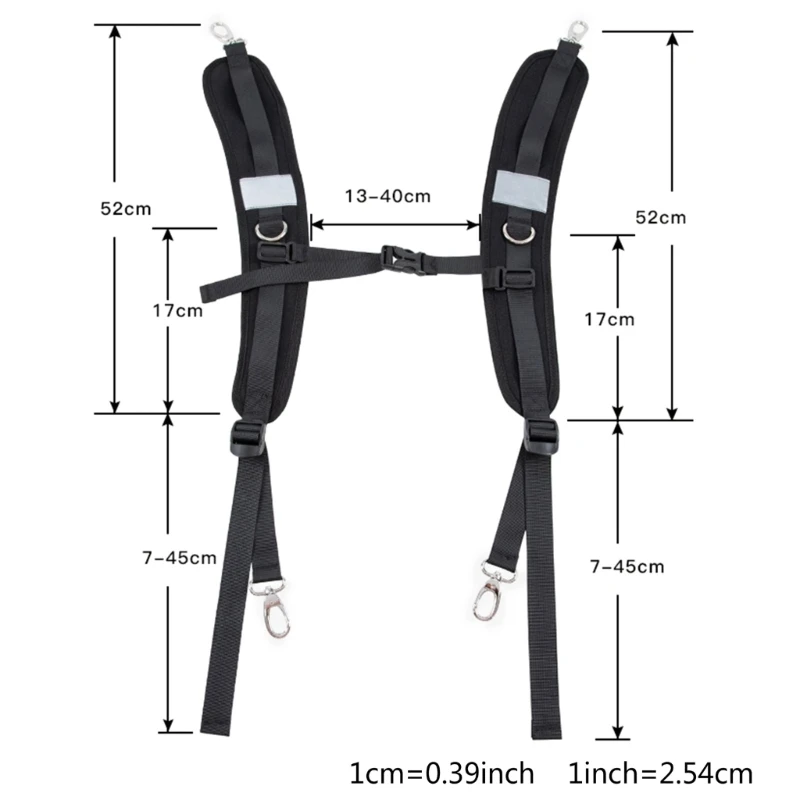 Adjustable Backpack Straps, Replacement Shoulder Straps, Durable, Belt Repair Parts