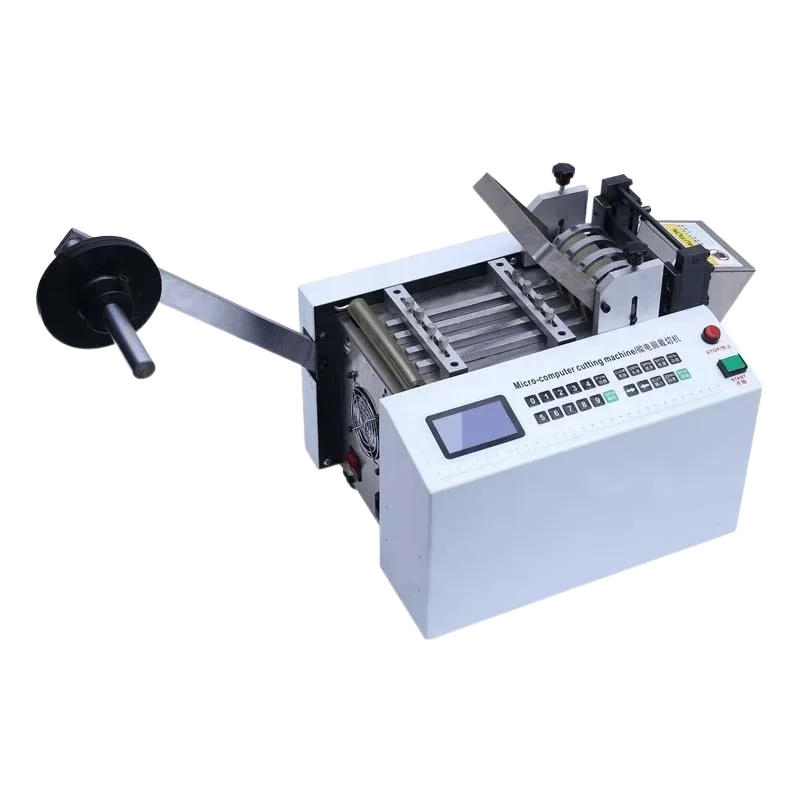 220v Electric DG-100 Series Microcomputer Automatic Corrugated Pipe Cutting Machine Silicon Rubber Pipe Cutting Machine