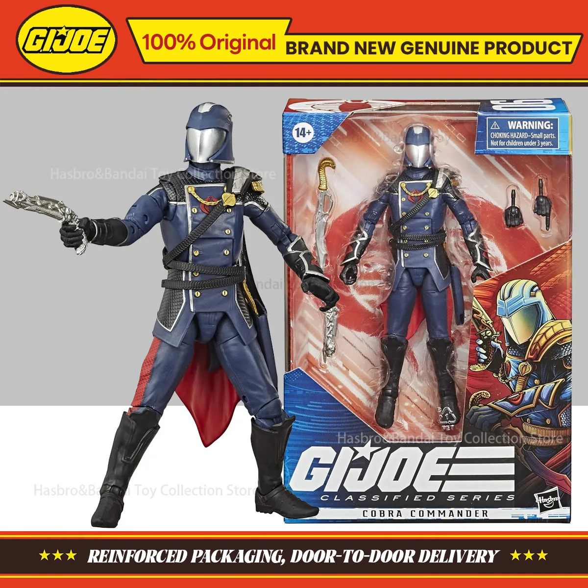 在庫あり-ハスブロ-giジョー-クラシファイドシリーズ-コブラコマンダー-6インチ-アクションフィギュア-コレクション-オリジナルモデル-ギフト