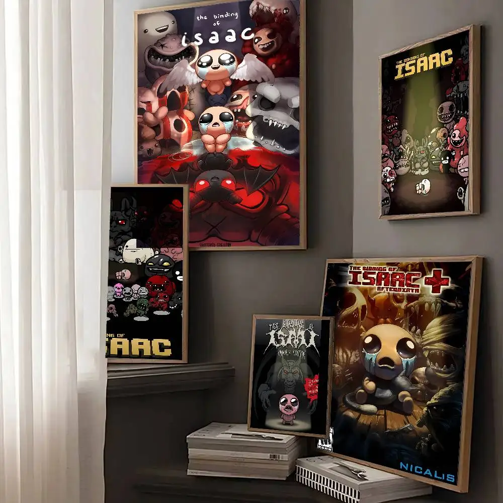 The B-Binding Of Isaac Poster And Prints Wall Art Pictures For Modern Bedroom Game Room Home Decor