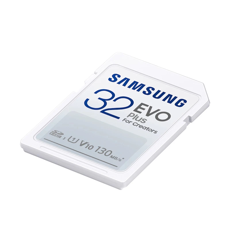 SAMSUNG EVO Plus Full-size SD Card Memory Card MicroSD 32GB 64GB 128GB 256GB C10 V30 UHS-I U3 For 4K and FHD Video Camera