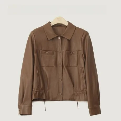 

Кожаная куртка-косуха из ПУ для мотоциклистов, демисезонная, с отстегивающимся капюшоном, водонепроницаемая, гладкая поверхность, стандартная длина