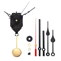 Quartz Pendulum Clock Movement Mechanism Long Shaft DIY Quartz Clock Motor Kit with 3 Pairs Hands and Pendulum DropShipping