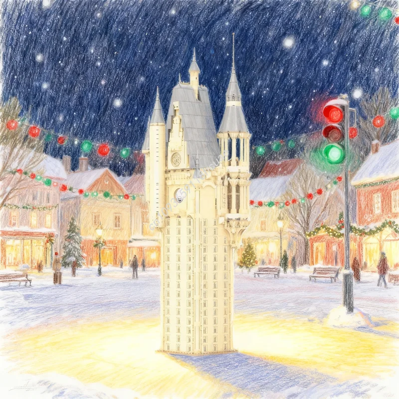 

Набор строительных блоков MOC «Астрономическая башня Хогвартса», 1391 деталь, модель для сборки, рождественский подарок, игрушка, развивающая игрушка