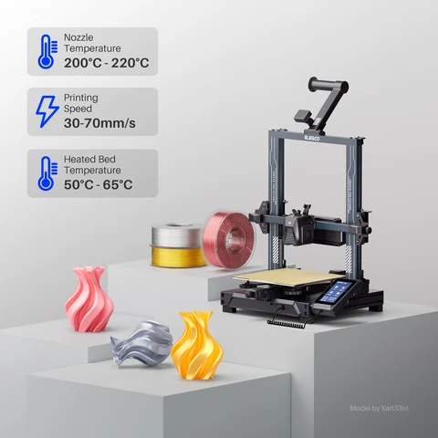 ELEGOO Silk PLA нить 1.75 мм двухцветная 1 кг глянцевая  для 3D-принтеров
