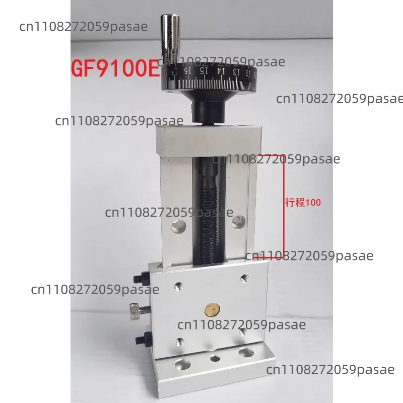 Vertical Slide Table Dovetail Groove Drag Screw Drag Plate Z Axis Linear Module Welding Slide Table Machine