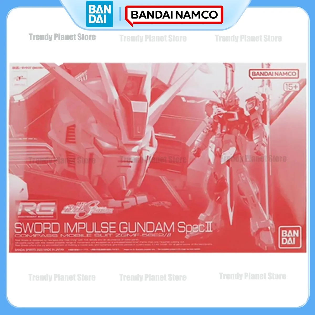 

A Premium Buildable Gift: Bandai RG 1/144 Sword Impulse Gundam SpecII Model Kit - Anime Action Figure for Aspiring Modelers