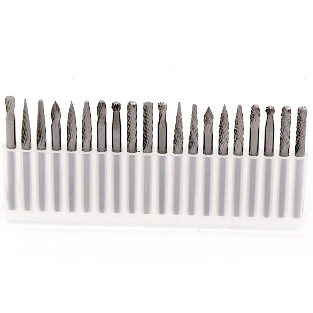 텅스텐 카바이드 3x3mm 드릴 비트 로타리 Burrs 금속 다이아몬드 그라인딩 목공 밀링 커터 드릴 비트 액세서리