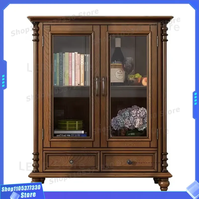 Freestanding Wooden Wine Rack Cabinet Storage Organizer for Home Bar Kitchen Display Shelf Solid Wood Bottle Holder Stand