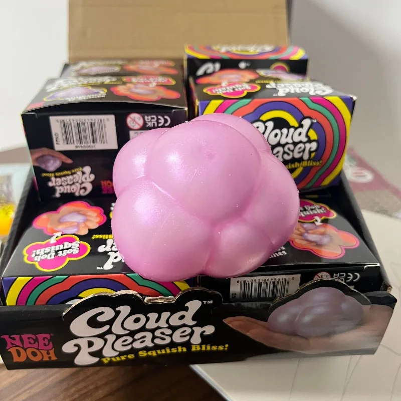 @Needoh Cloud Pleaser Slow Rising Squishy Stress Relief Squishy Cube Anti-Anxiety Squeeze Object For Focus ADHD Population