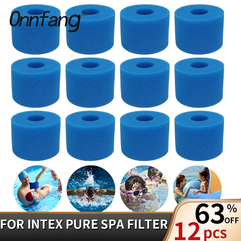 

Pool Filter Washable Foam Reusable for Spa Intex Pure Hot Tub Filter Cartridge Type Promotion Intex