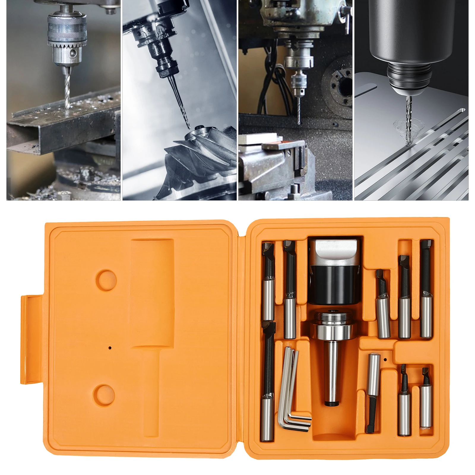 

Boring Head Set, Milling Machine Accessories, Tool Set for Milling Forming and Drilling Machines