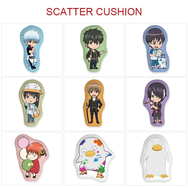 40CM Sakata Gintoki Shimura Shinpachi Kagura Sadaharu Plush Toys Hobbies Anime Figure Doll Pillow Great Birthday Gifts for Kids