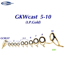 KW LS Gold Guides Unite Copy Fuji SIC Light rings for Cast Fishing Rod Component