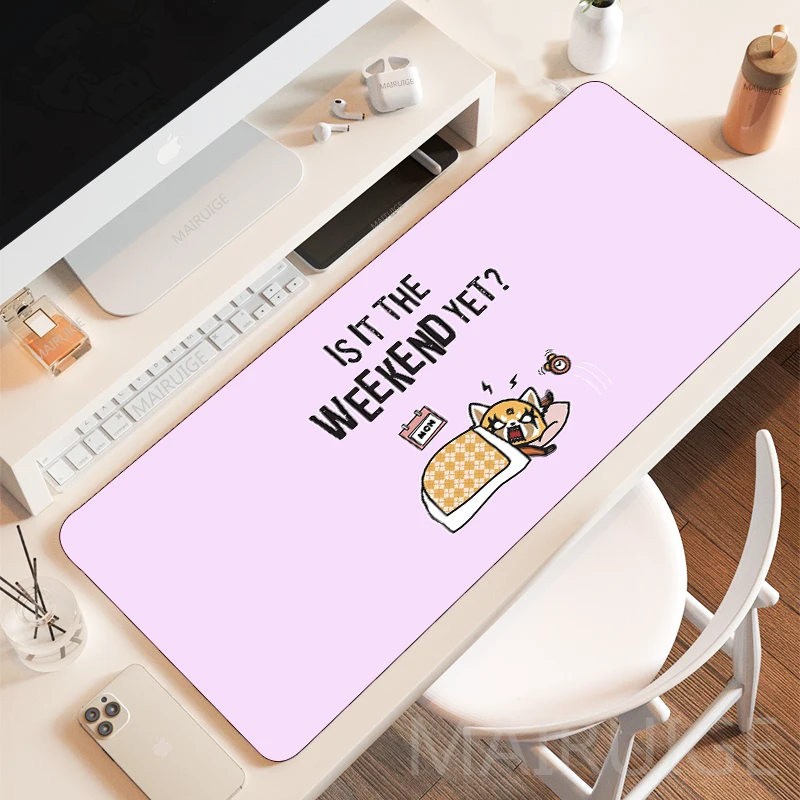 

Kawaii Raccoon MousePad Large Mousepads Pink PlayMat Carpet Gamer Keyboard Mouse Pad Multi-color Cute Gaming Accessories DeskMat