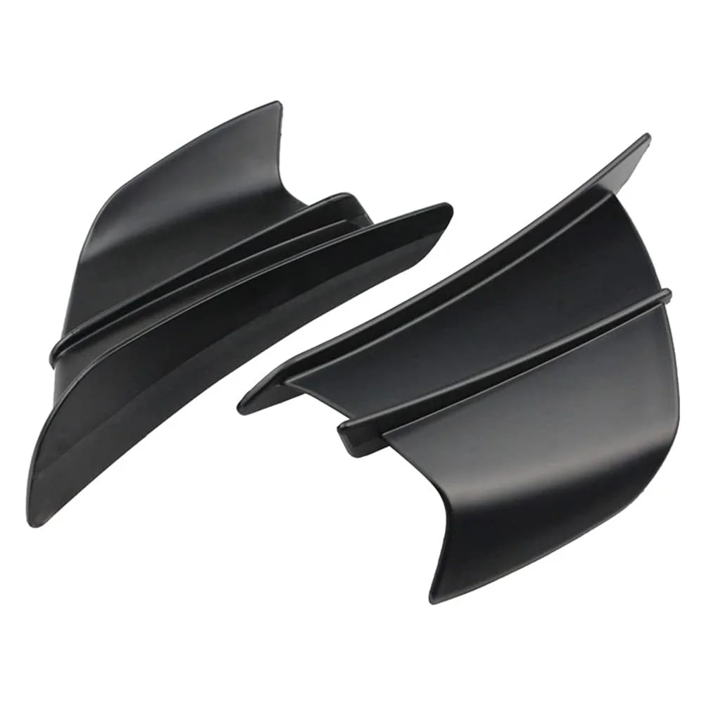 Motorcycle Fairing Side Winglet Aerodynamic Wing Deflector Spoiler for Ducati Panigale V2 V4 899 959 1198 1199 1299(B)