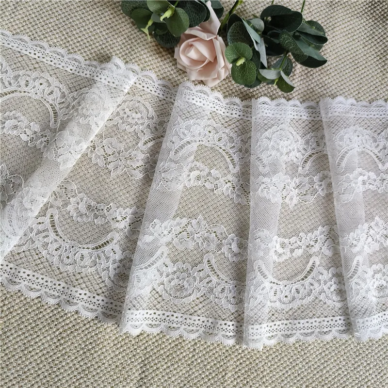 DINGC7 23cm lace trim for underwear, Pressed Lace Clothes Sskirt Underwear Sewing Accessories