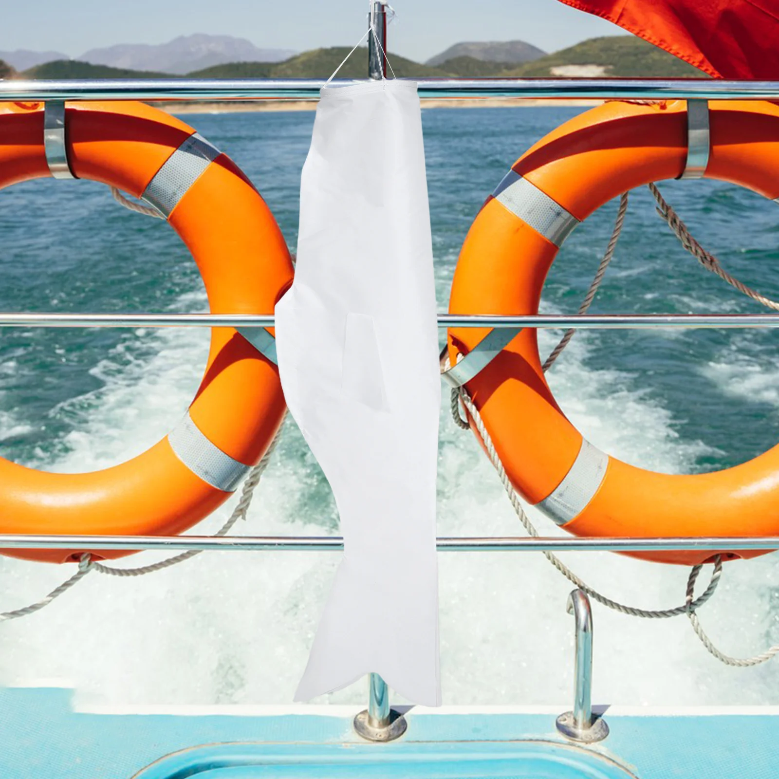 DIY غير مصبوغ طائرة ورقية سمك الشبوط علم فارغ للمشروعات الفنية الإبداعية الأبيض كينوبوري ديكور معلق للأطفال المدارس المهرجانات #4