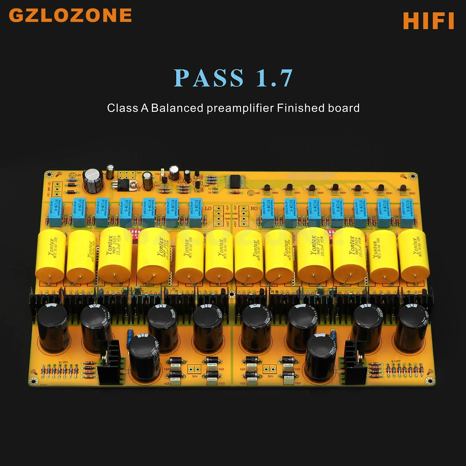 

GZLOZONE PASS 1.7 HIFI Fully Balanced MOSFET Class A Preamplifier PASS LABS ALEPH PL7 Preamp