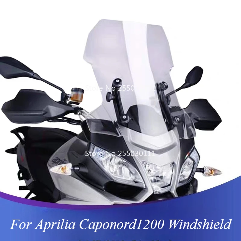 For Aprilia Caponord1200 Motorcycle Windshield Heightening and Widening Windshield and Rain Shield Modification Accessories
