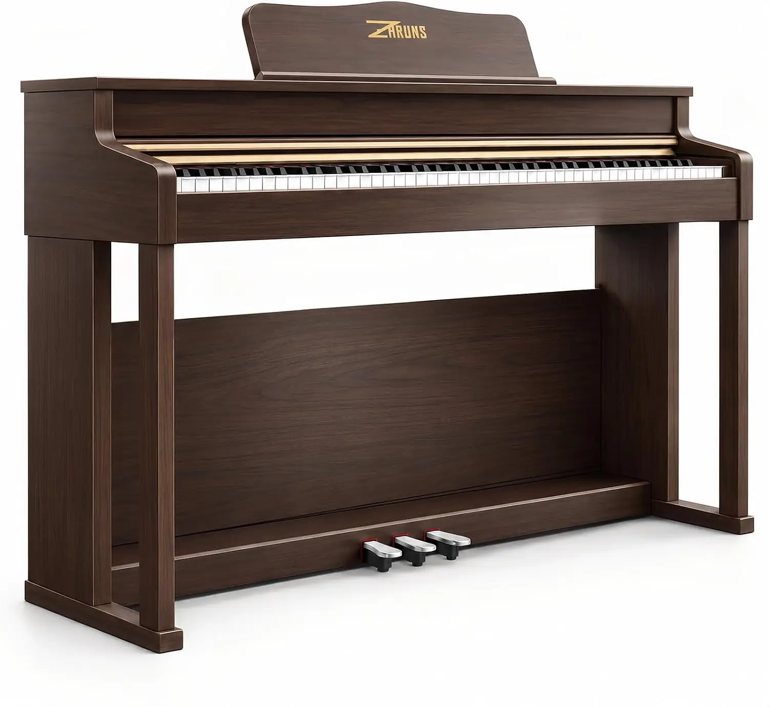 88-Key Weighted Digital Piano Bundle with Professional Acoustic Heavy Hammer Keyboard, Triple Pedal, Sheet Music Stand and Power Adapter