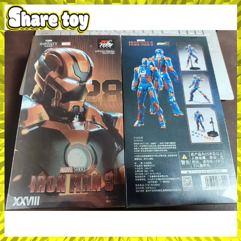 

НОВЫЕ коллекционные фигурки ZD Toys Marvel Avenger Iron Man MK28 MK27 MK14 Mark23, аниме-фигурки, модель игрушки, подарок