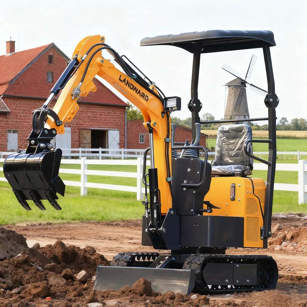 

Wholesale XT10K Mini Excavator New Farm Crawler Small Excavator 1 Ton Euro 5 Hydraulic Diesel Digger With Attachments Customized