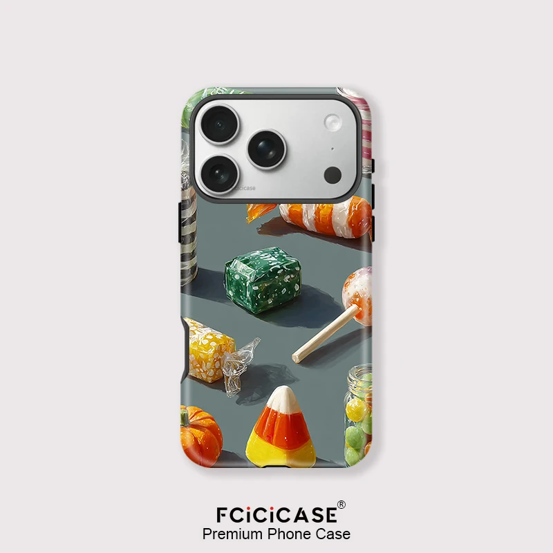 Fcicicase Hard PC Matte Phone Case for iPhone 17 Air 16 15 14 Plus 13 12 11 Pro Max for Magsafe Magnetic Luxury Painting Cover