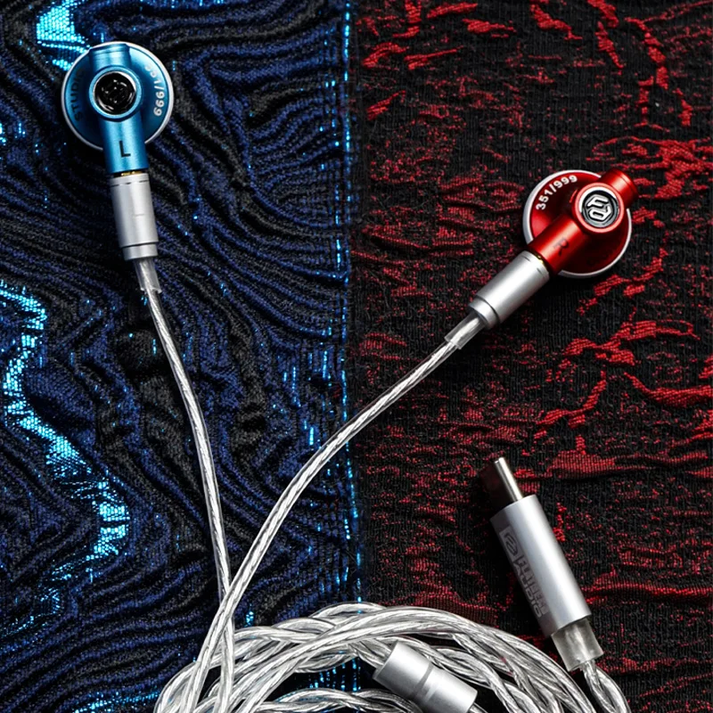 광다 하이파이 스튜디오 이어버드 플랫헤드 오디오 하이파이 유선 이어폰 게임 헤드폰 3.5/4.4/타입C 하이파이 이어폰