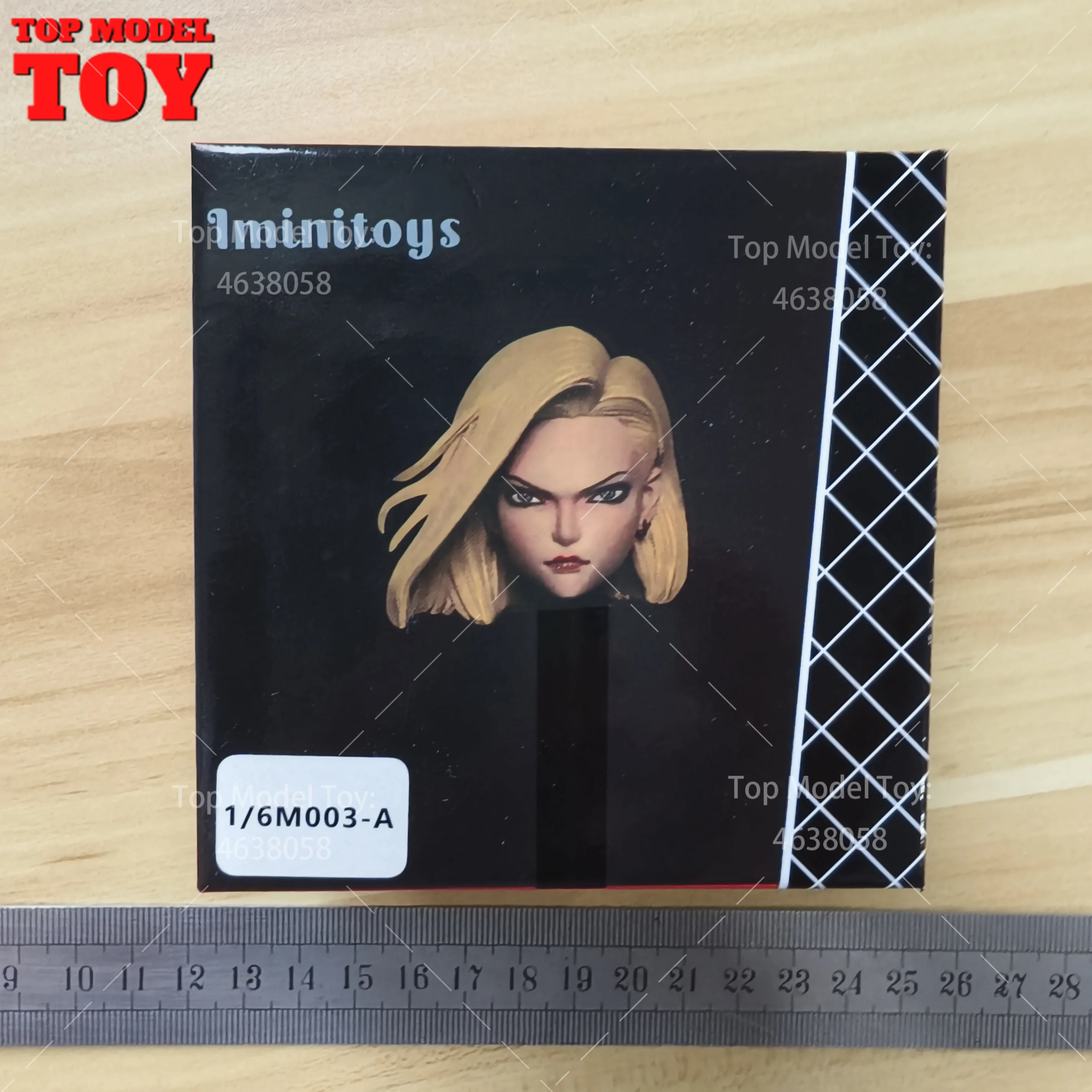 Iminitoys M003 Scala 1/6 Android No.18 Versione diretta Testa femminile Scultura Modello Misura 12 ''Soldato Action Figure Corpo Bambole