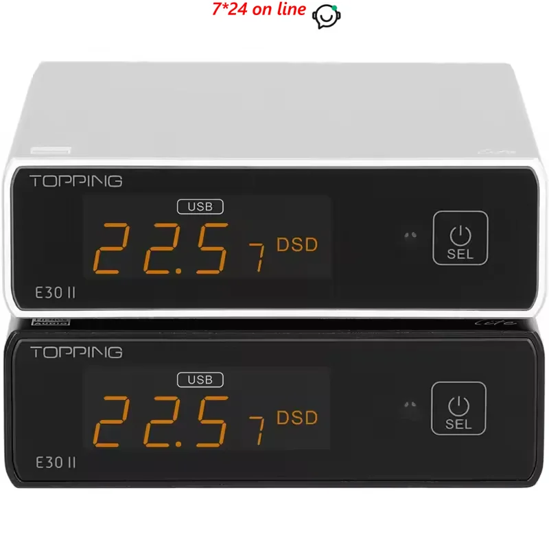 

Новый аудиодекодер TOPPING E30 II Lite AK4493S Fever DAC с жестким декодированием DSD512 32 бит PCM768