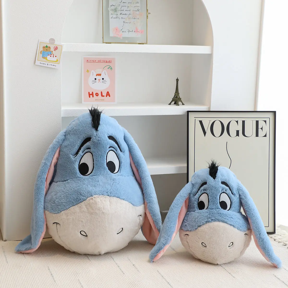 Cartoon Animal Donkey Plush Toy Vinny\'s Friend Eeyore Doll Car Pillow Kawaii Room Decoration Sofa Cushion Xmas Gift