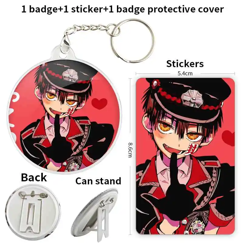 Hanako-kun Anime Character Badge Brooch anchor Peripherals Pininsignias personalizables Personalized Gift For Friend