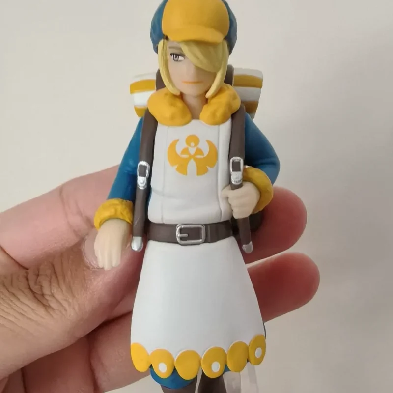 Echte Bandai Anime Pokemon Schaal Wereld Volo Windie Figuur Speelgoed Bandai Shokugan Pvc Pocket Monsters Action Doll Verjaardagscadeau