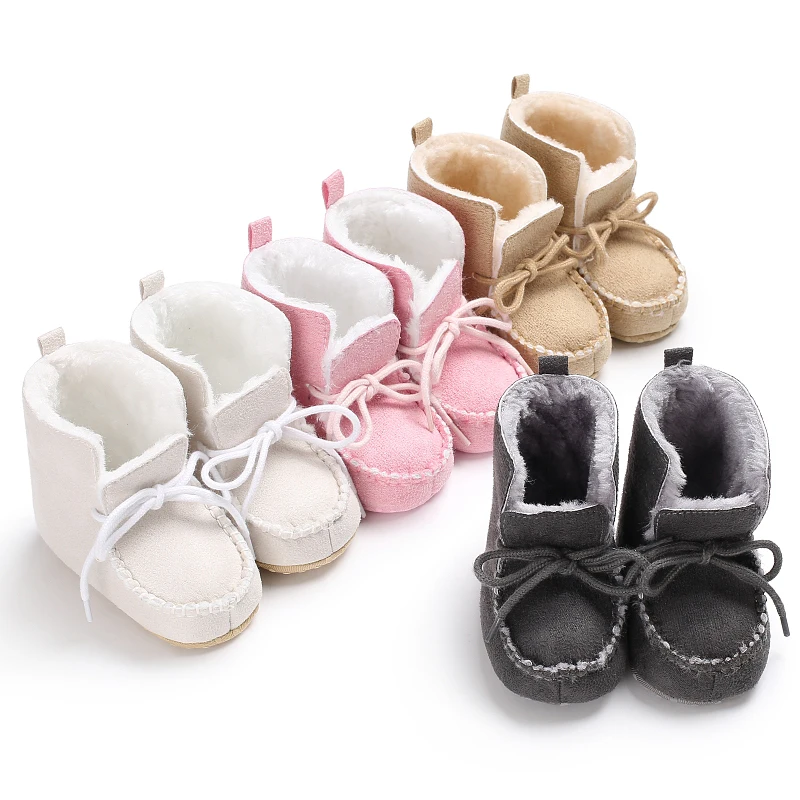 

Baby Walking Shoes Baby Cotton Shoes Cotton Boots High Boots Soft Soles Newborn Warmth Autumn And Winter Snow Boots