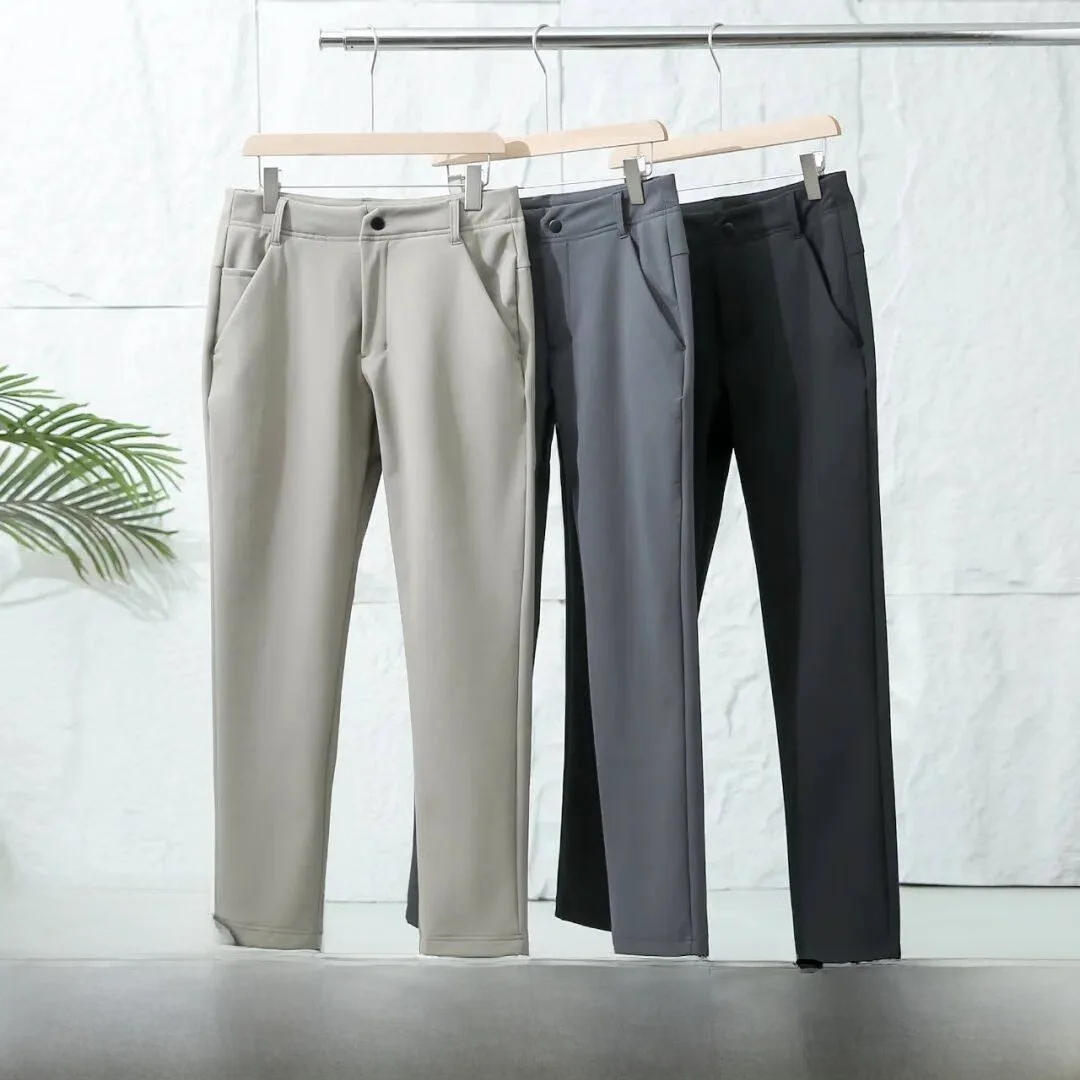 

Серия Golf 3D водонепроницаемые мягкие мужские повседневные брюки на подкладке с 3D на заказ, теплые удобные прямые брюки