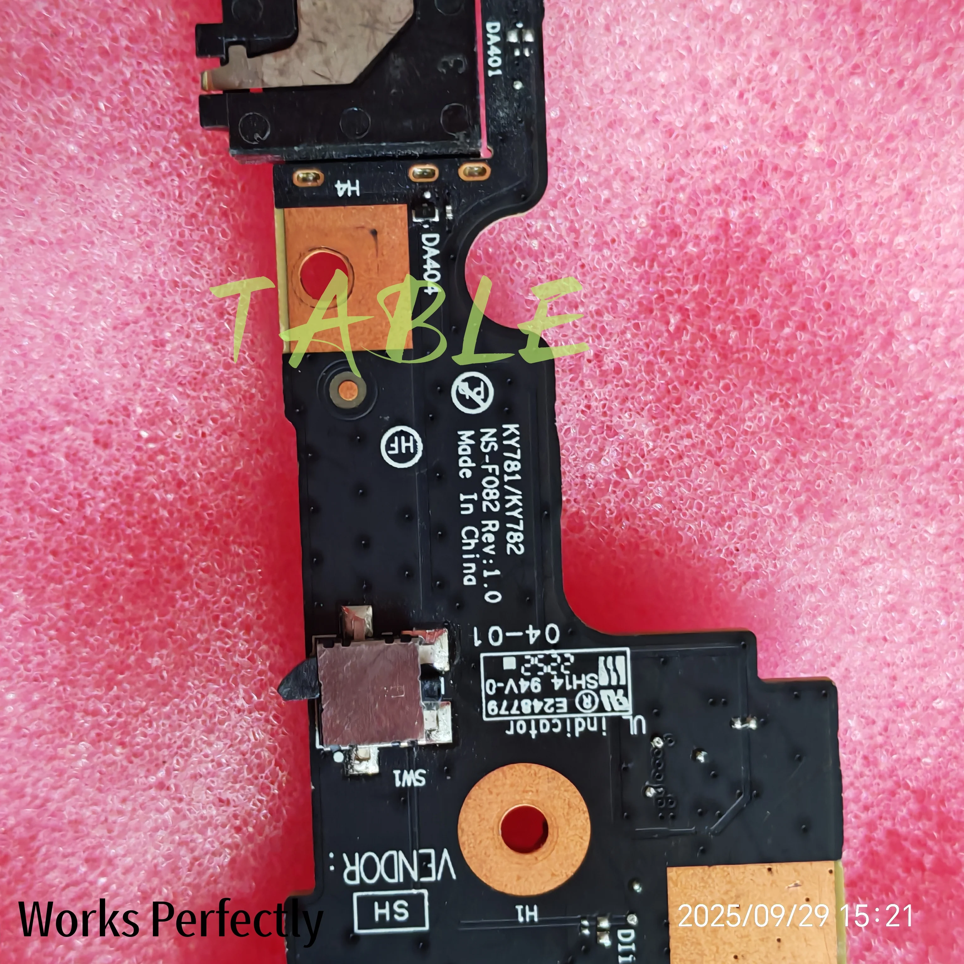 

For Lenovo Yoga Slim 7 13ACN5 13ITL5 13ACN05 13ITL05 Pro 13S ITL ACN Laptop Power Type-c USB-C Charger Audio Power Button Board