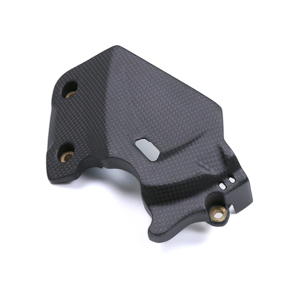 Motorcycle Accessories For Ducati Hypermotard 950 SP RVE 2019-2024 3K Carbon Fiber Sprocket Cover Protector Chain Guard Fairing