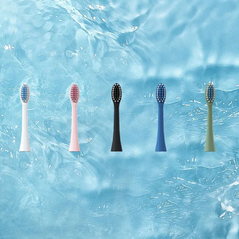 4 pieces Replacement Heads for XC-A8 Ultrasonic Electric Toothbrush Sonic Tooth Brush Rechargeable Adults Smart Timer Waterproof