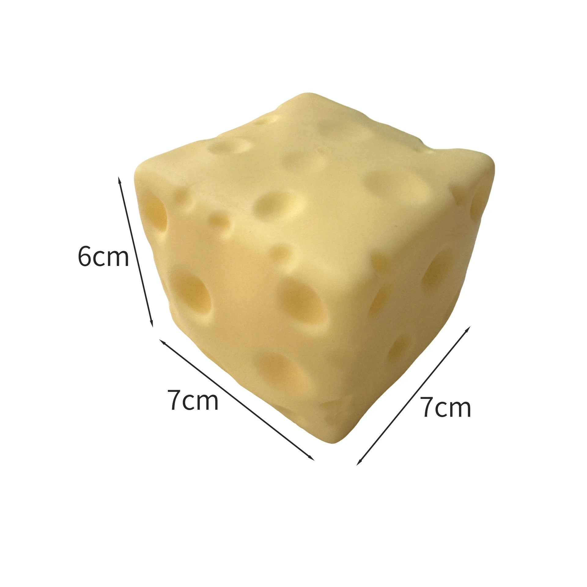 5/7/11CM Riesiges Käse-Quetschspielzeug Extra Große Größe Käse-Squishy Fidget Toys Langsam Rückfederndes Formbares Stressabbau-Ball Geschenke für Erwachsene