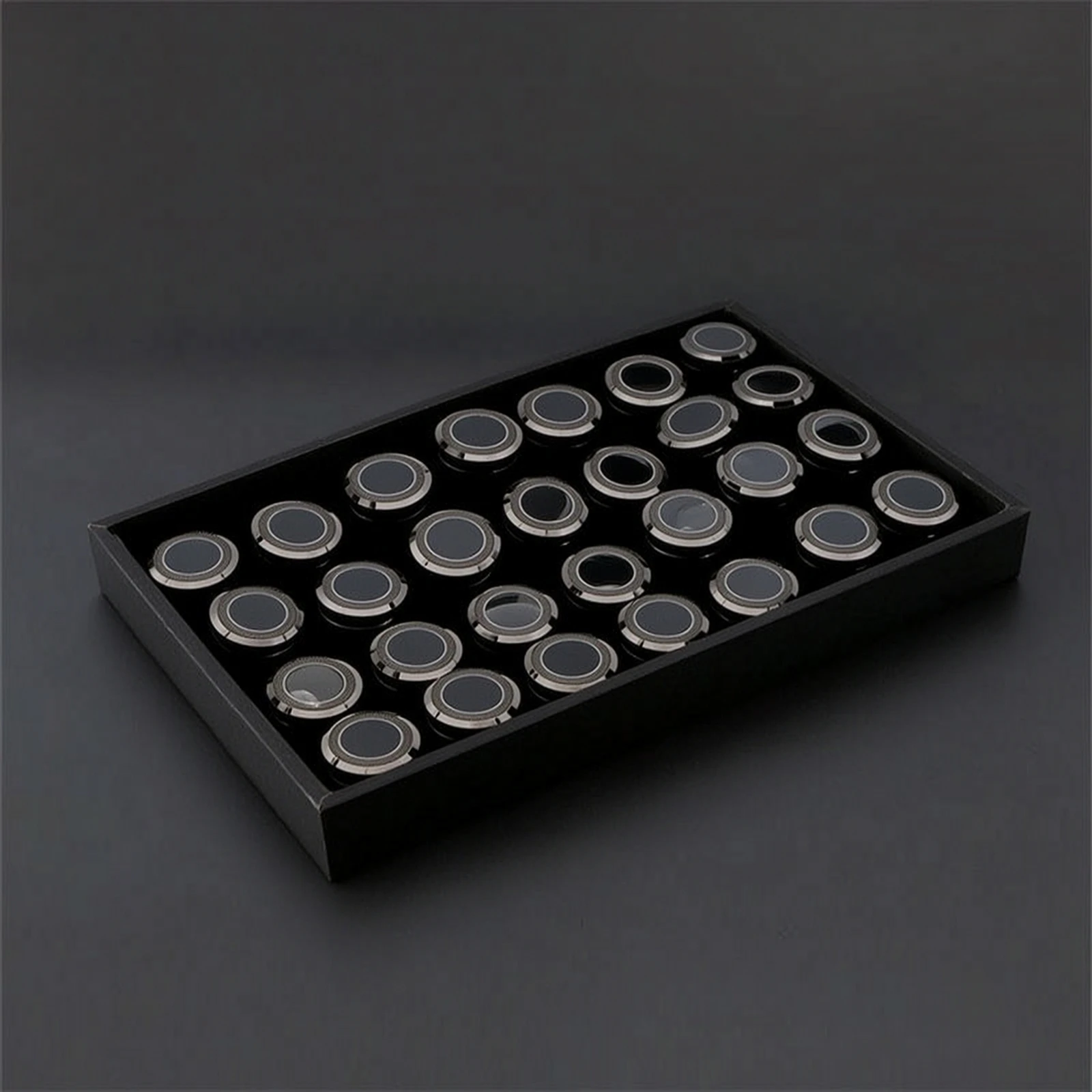 Gemstone Display Tray Organized Gem Display Tray Textured Low-Height for Jewelers, Storefront Displays