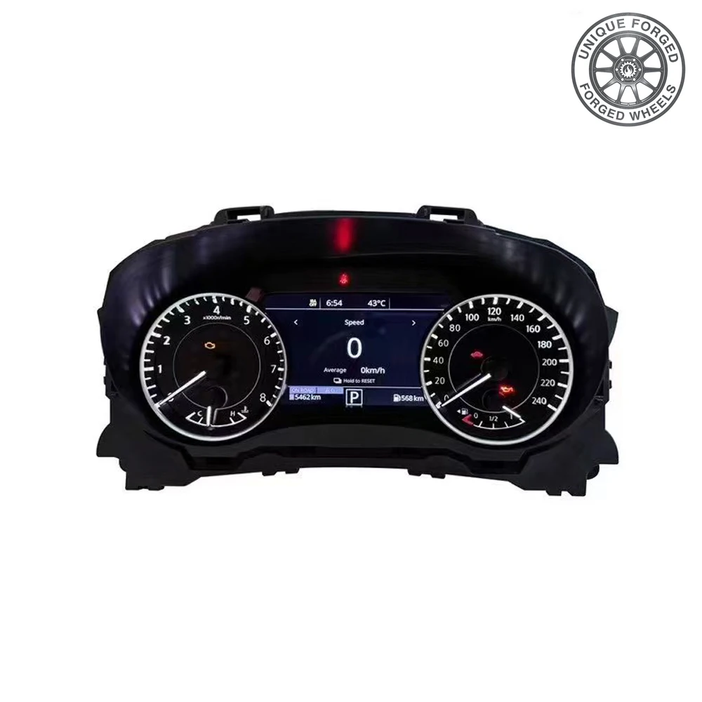 

Foforfor 12.3'' LCD Dashboard for Patrol Y62 LCD Instrument Cluster Plug and Play LCD Odometer Virtual Digital Cluster